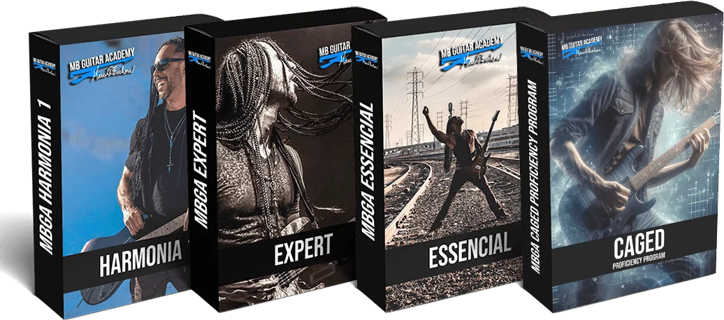 Kit Intensivo MB com os cursos Essencial, CAGED Proficiency Program, Harmonia 1 e Expert